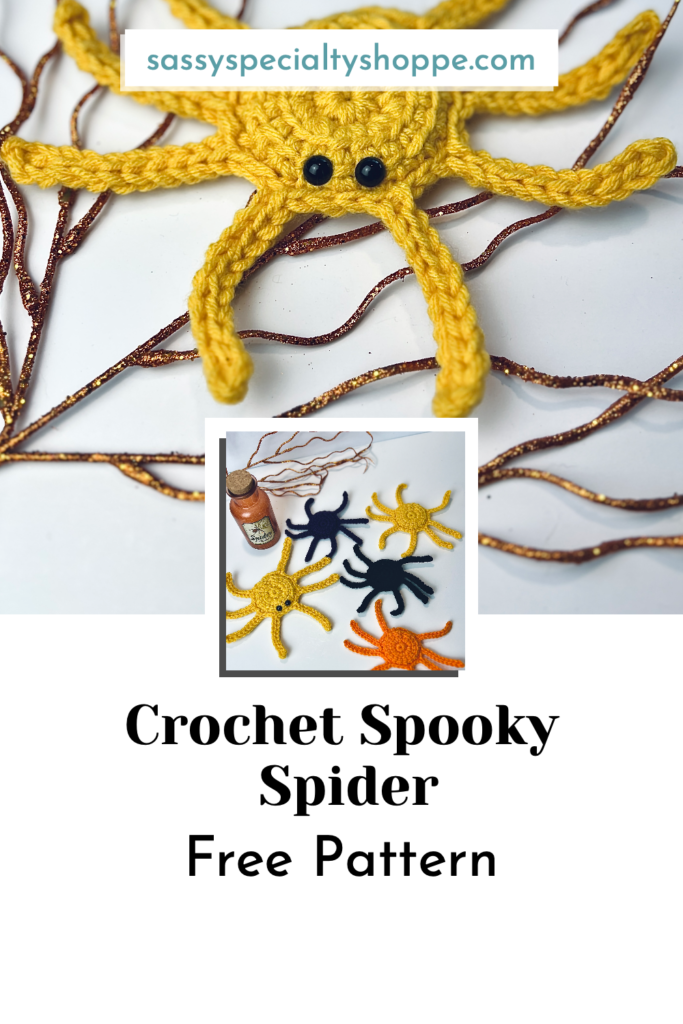Have You Seen This Spooky Spider Crochet Pattern Yet? - SASS Crochet