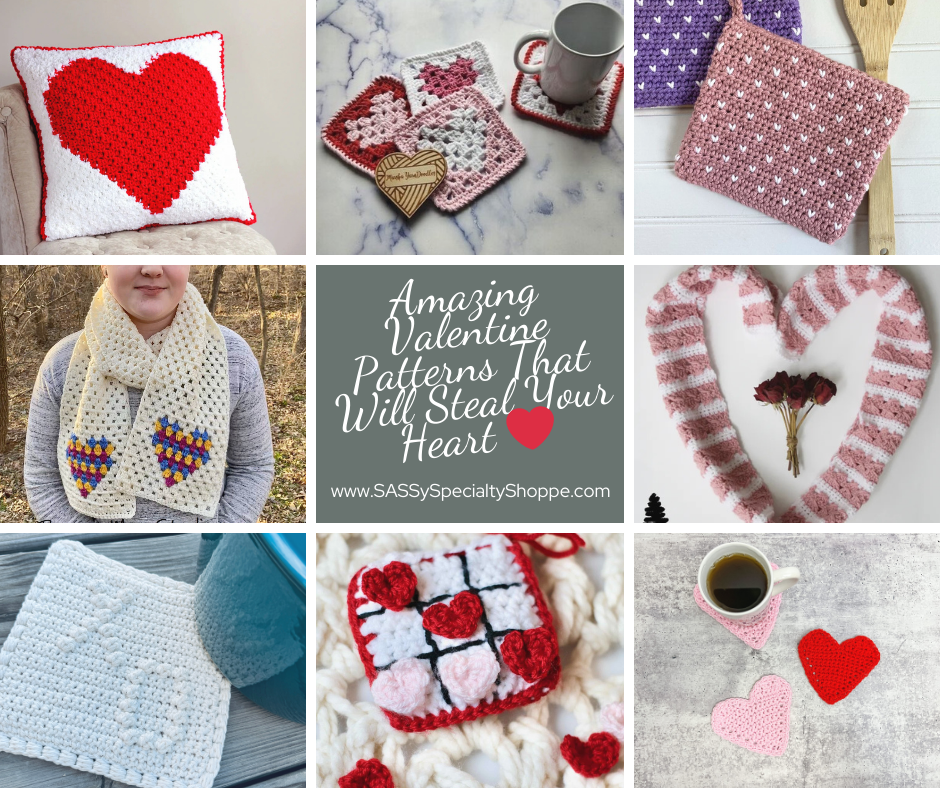 Amazing Valentine Patterns That Will Steal Your Heart ️ - SASS Crochet