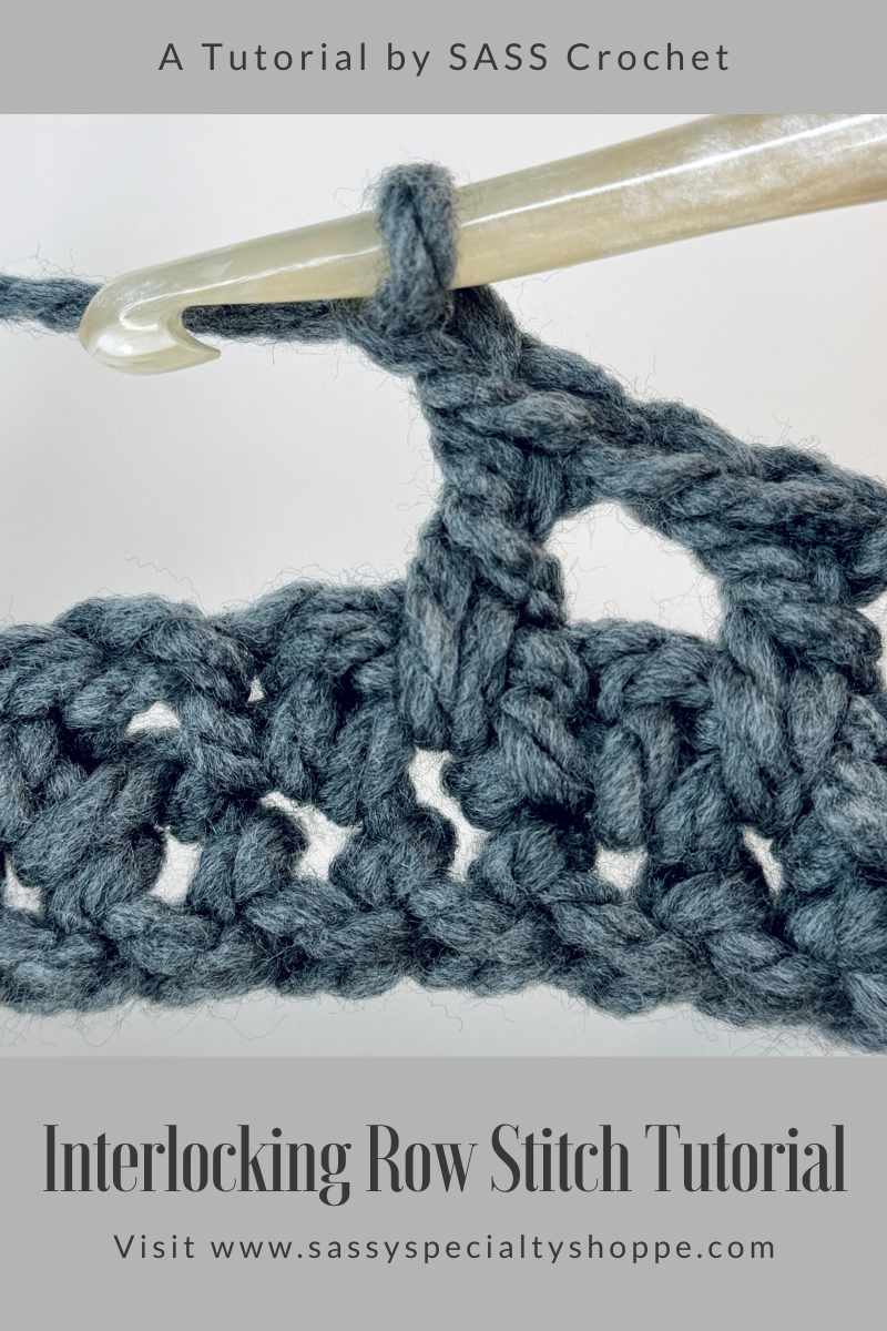 How to Crochet the Interlocking Row Stitch (Step-by-Step Tutorial ...